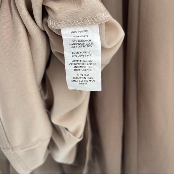 SHOW ME YOUR MUMU Dress Large Emily Maxi Empire Waist Wedding Bridal Formal NWT - Picture 14 of 15